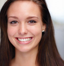 young woman smiling